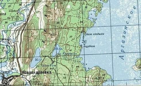 Аргазинское водохранилище карта рыбных мест