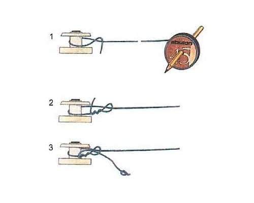 Как намотать леску на катушку спиннинга схема