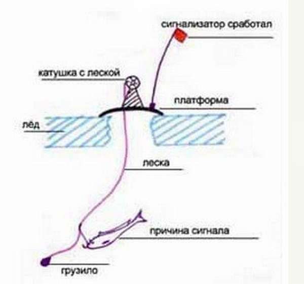 Схема флажка